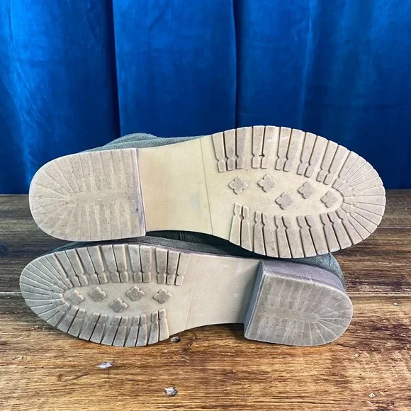 Steve Madden Maecie Suede Combat Boots - Picture 7 of 10